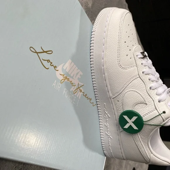 Shoe Drake Custom Air Forces Nike Air Force X Drake X Post Malone